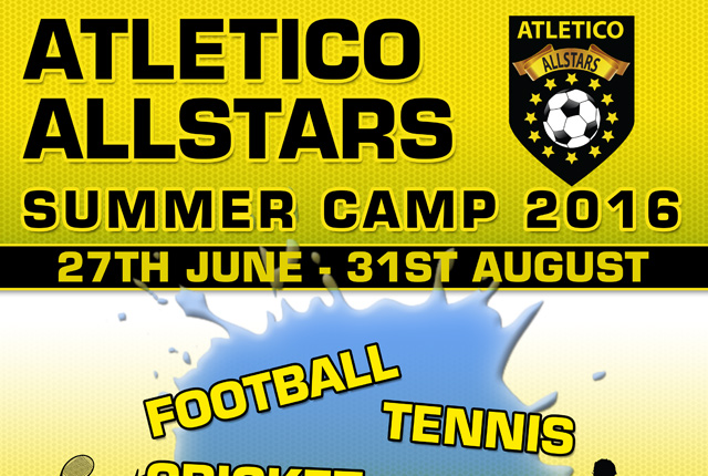Atletico Allstars Summer Camp Poster